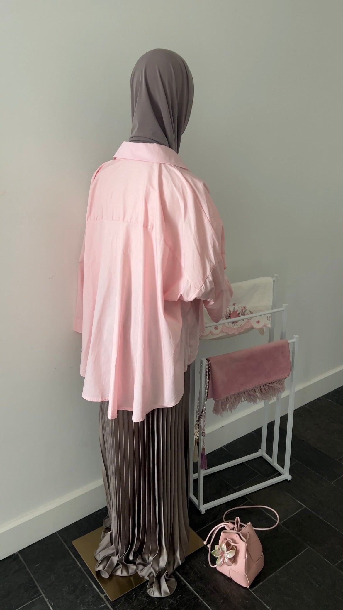 OVERSIZED SHIRT PINK