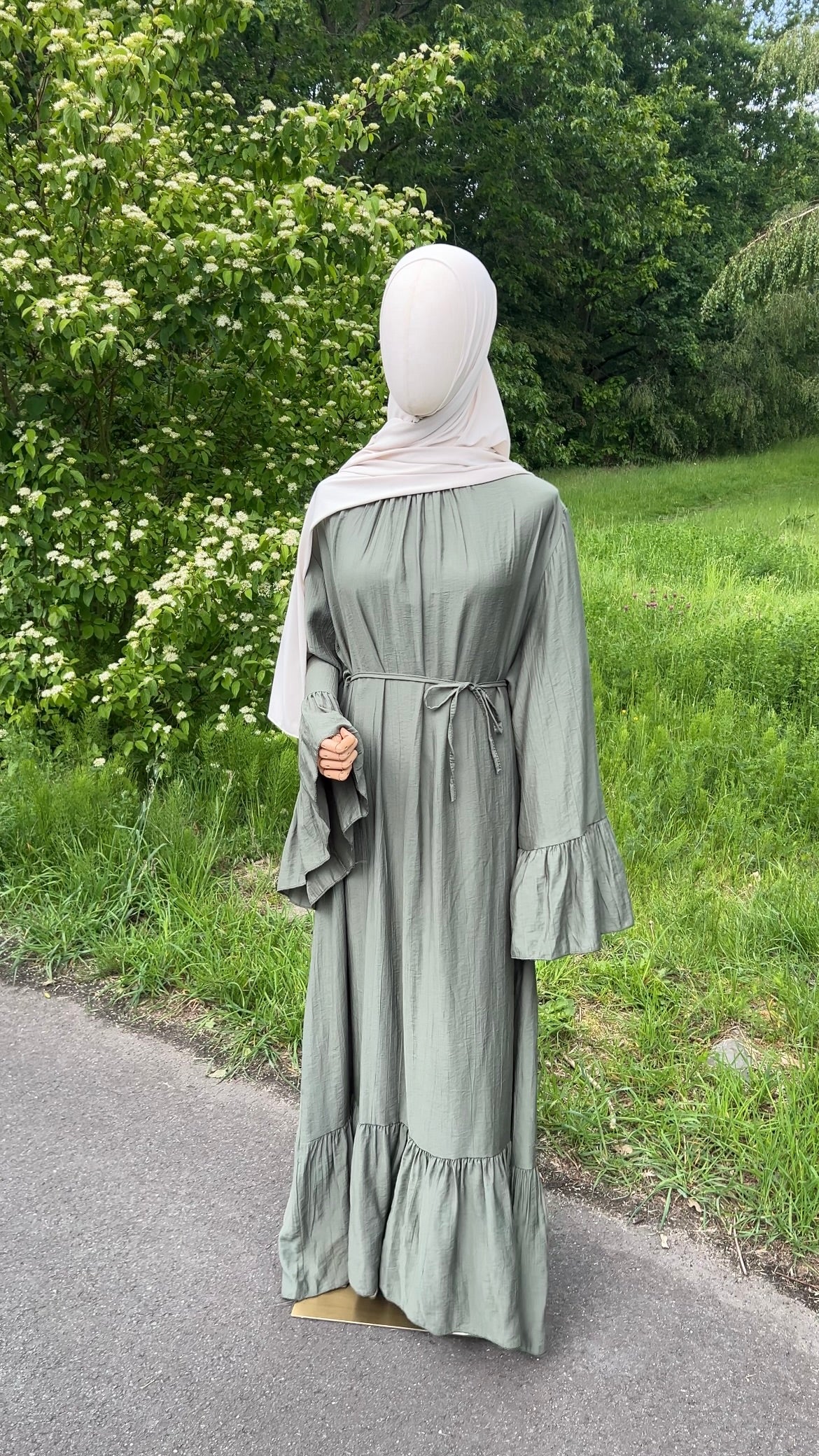 AIRY DRESS KHAKI