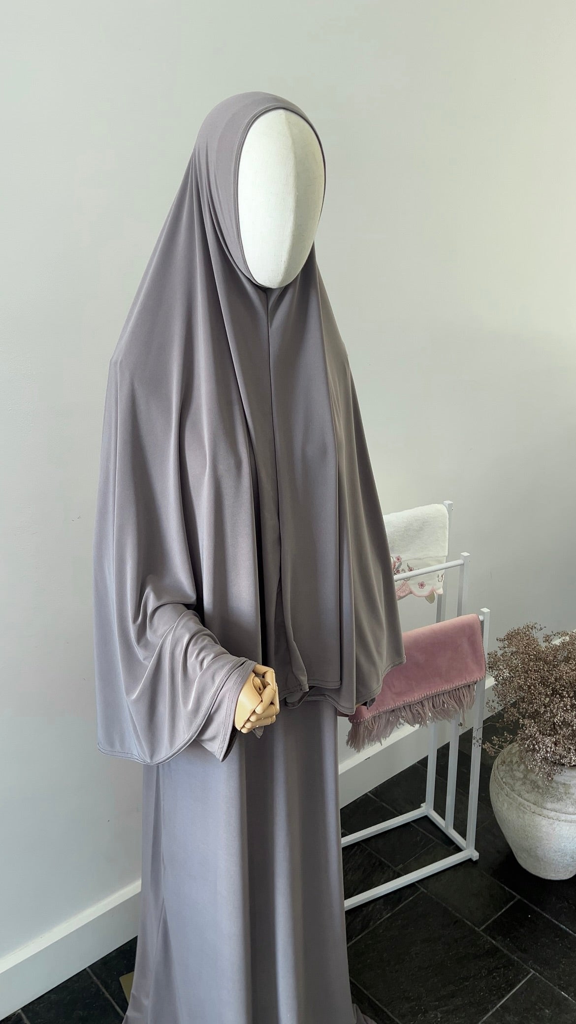 ABAYA KHIMAR SET TAUPE