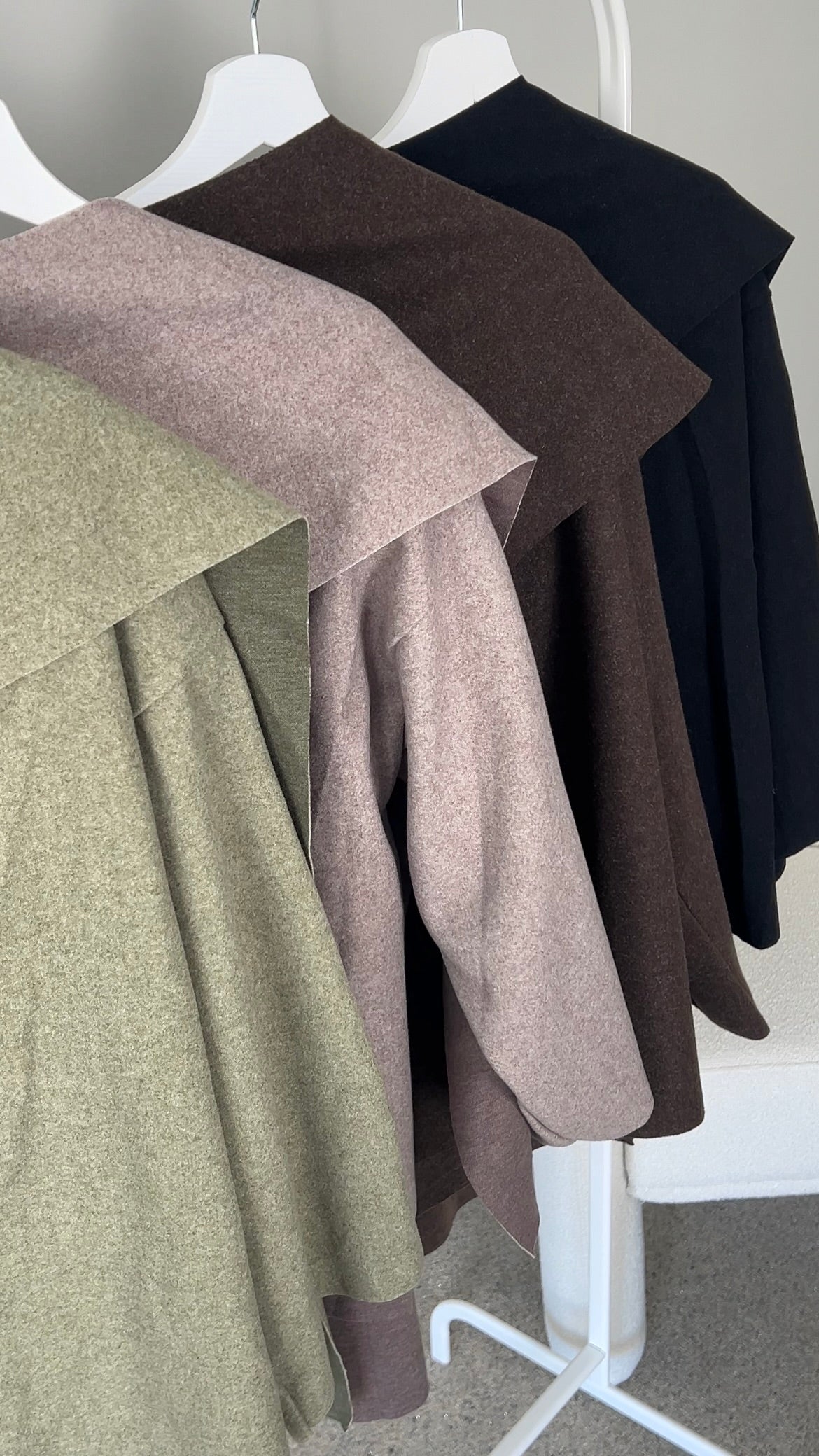 SCARF PONCHO GREEN