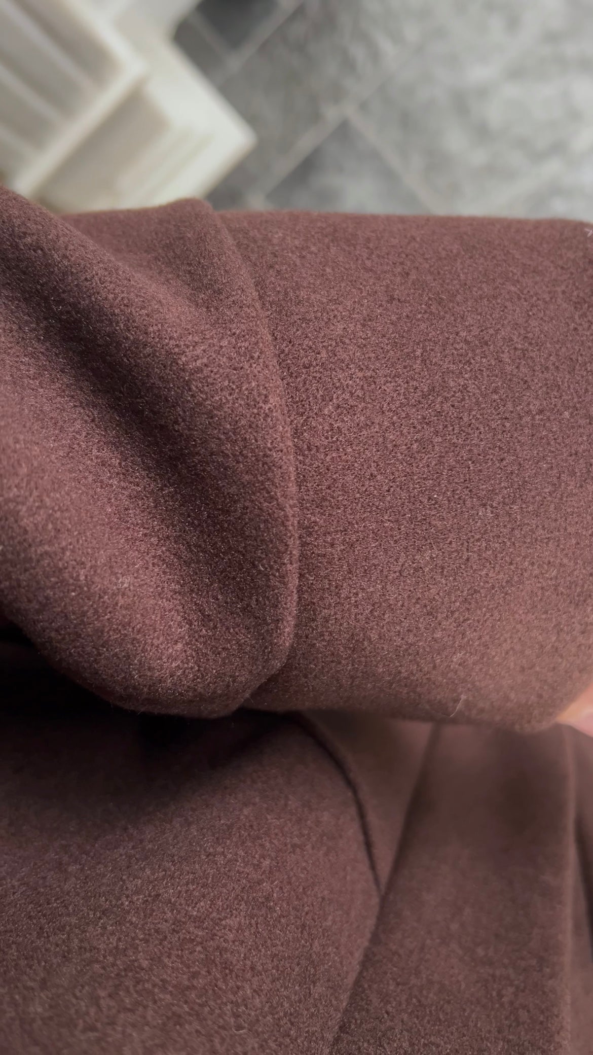 BROWN OVERSIZED COAT