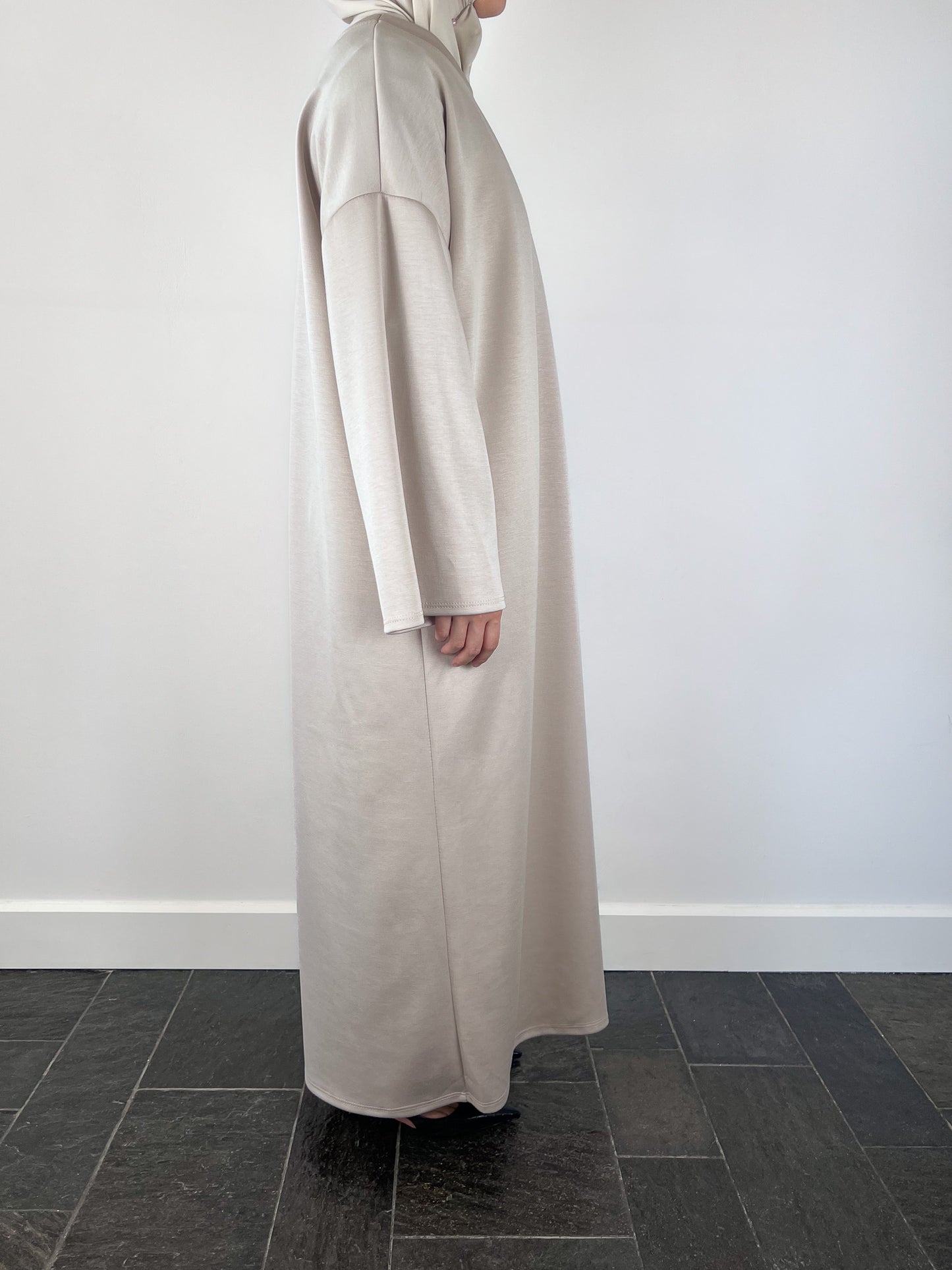 BEIGE ESSENTIAL DRESS