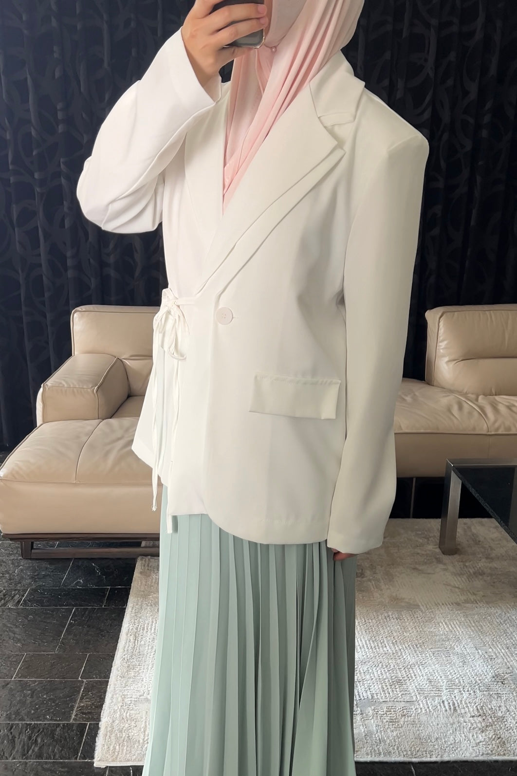 WHITE TIE BLAZER
