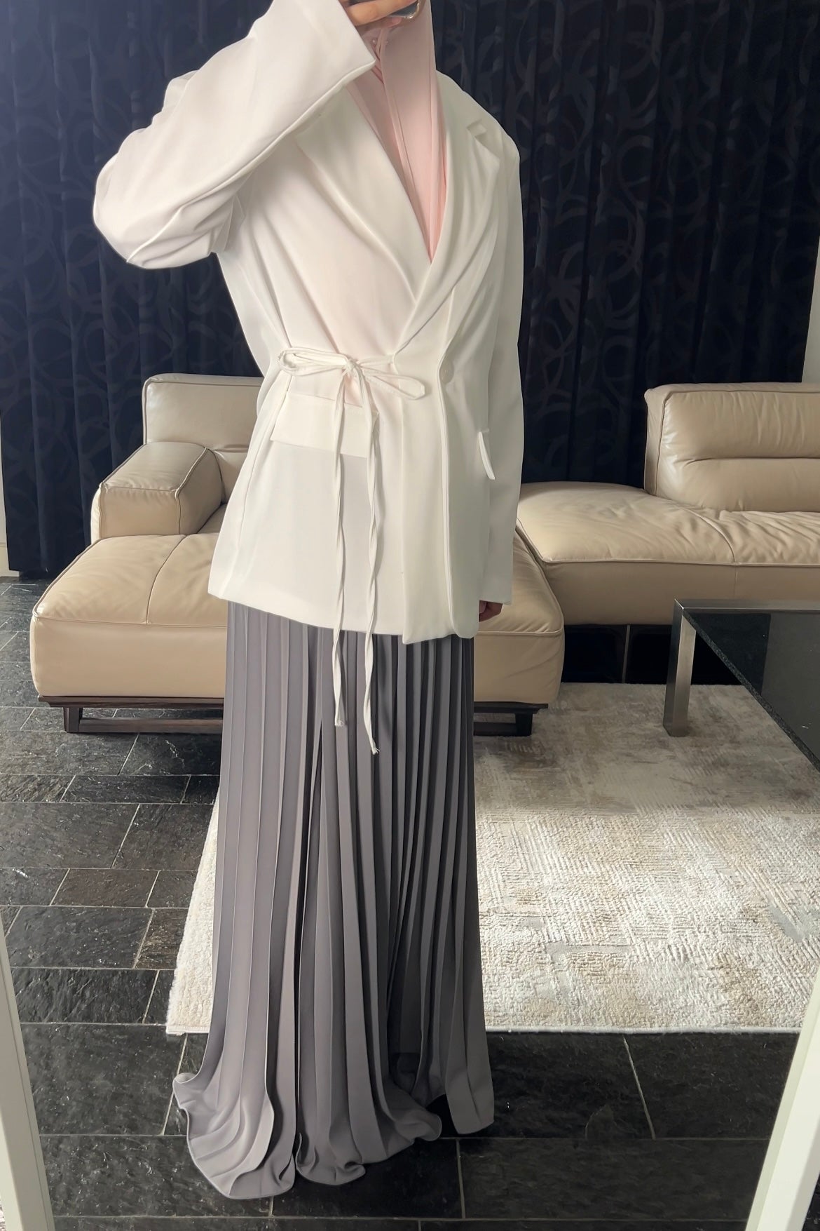 WHITE TIE BLAZER
