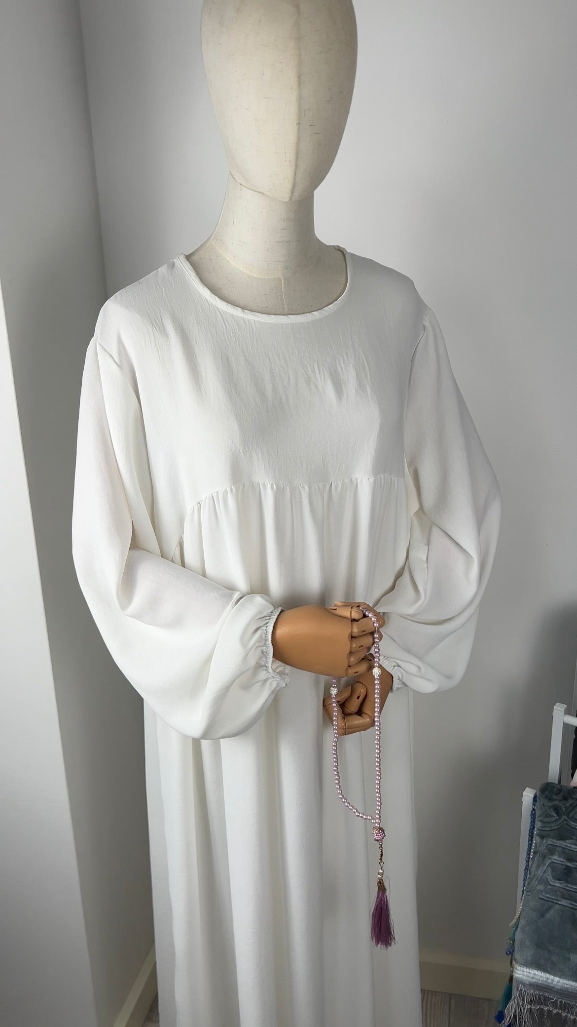 JAZZ ABAYA WHITE