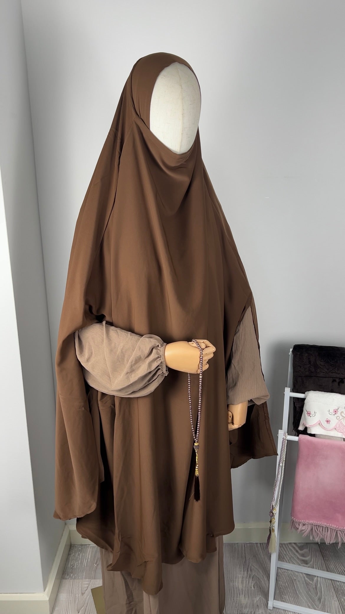 LONG KHIMAR CHOCO