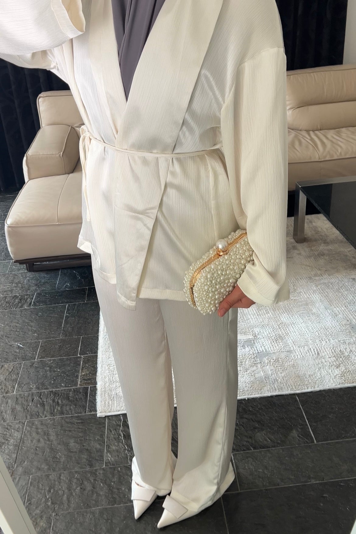 SATIN WRAP SET