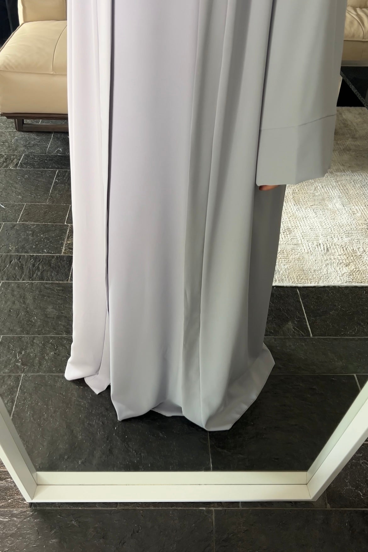 LAVENDER ICE ESSENTIAL SILK ABAYA
