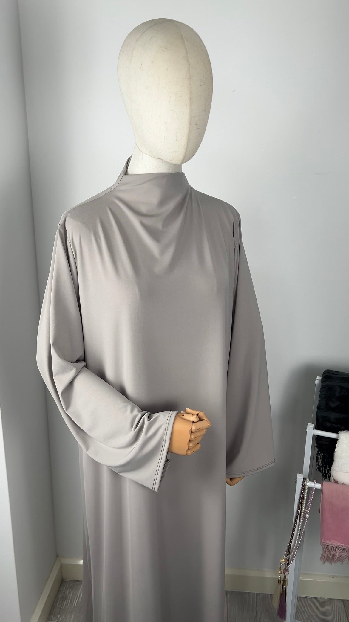 ABAYA KHIMAR SET LIGHT TAUPE