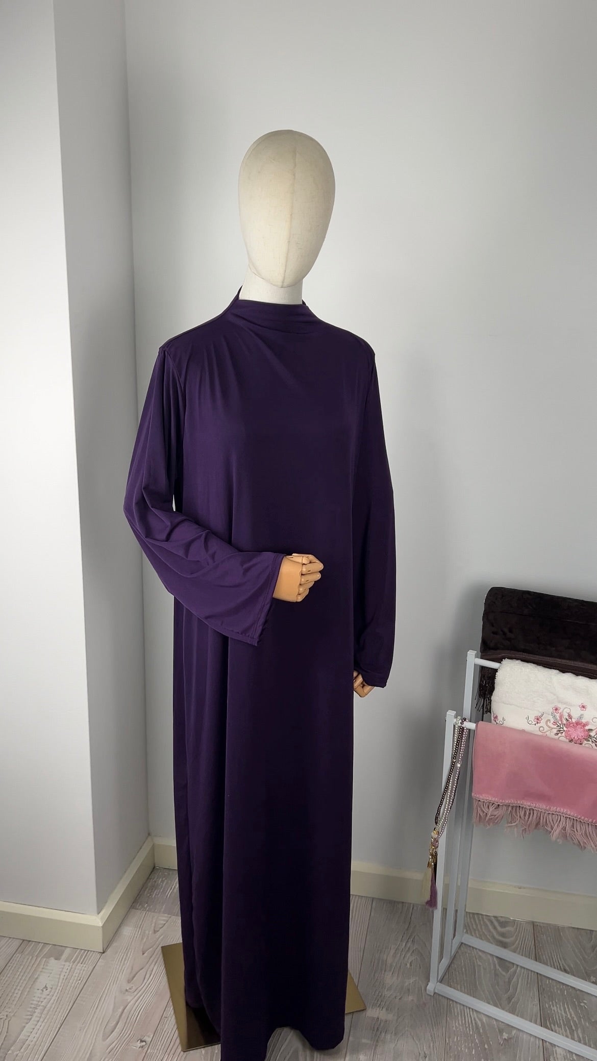 ABAYA KHIMAR SET PURPLE