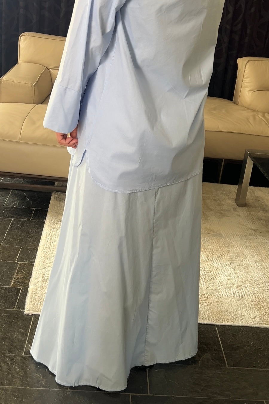BABY BLUE OVERSIZED SHIRT