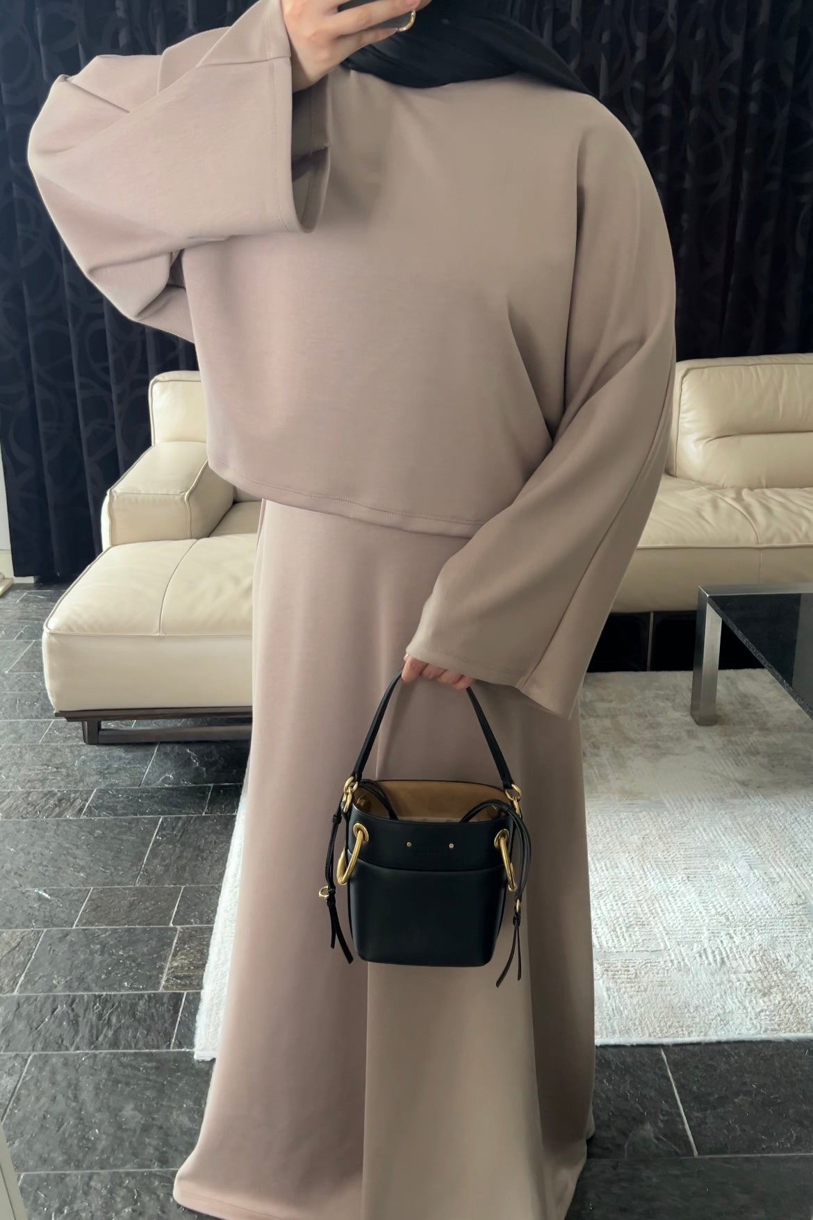 TAUPE BUTTER SET