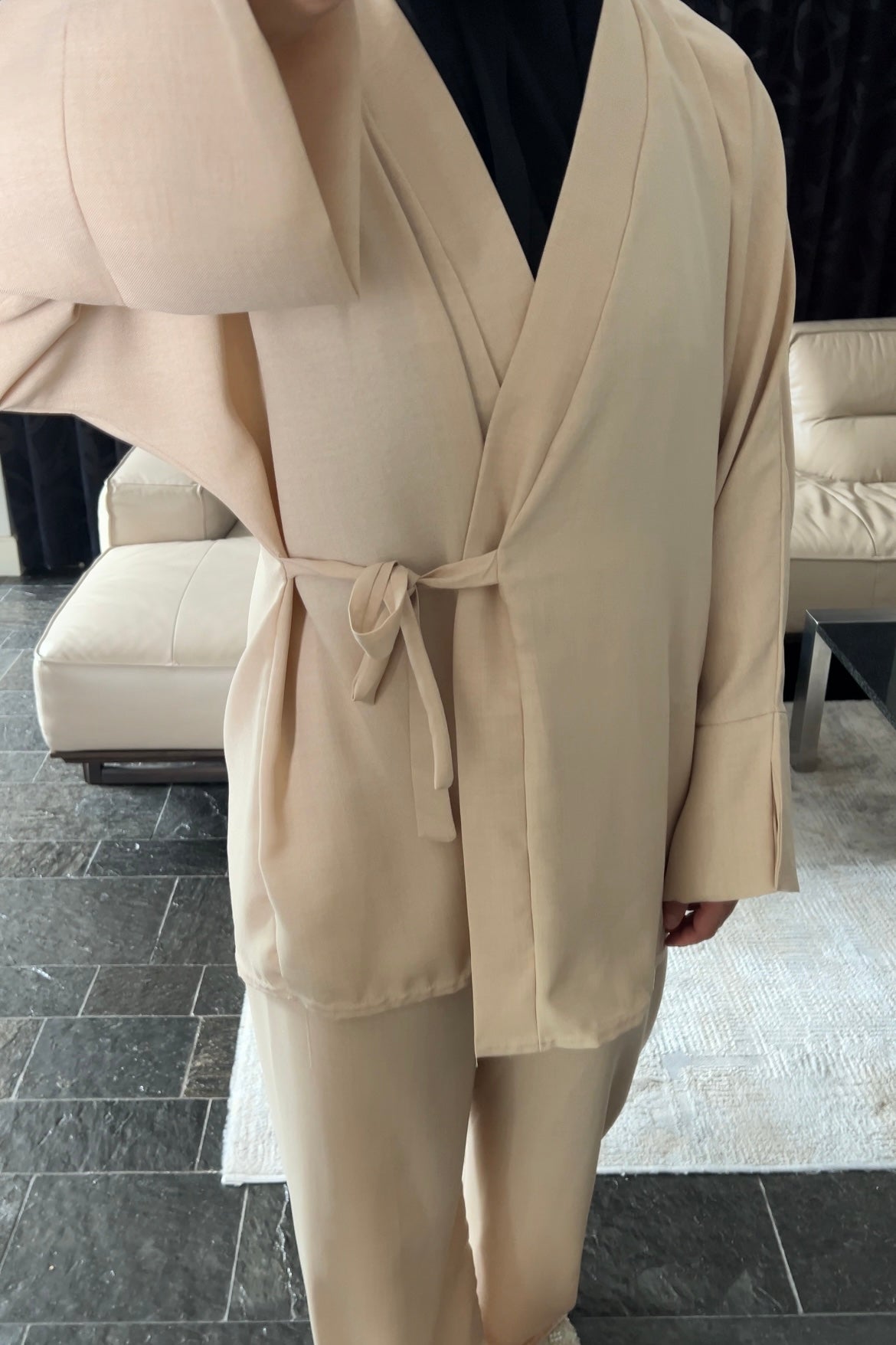 BEIGE WRAP SET