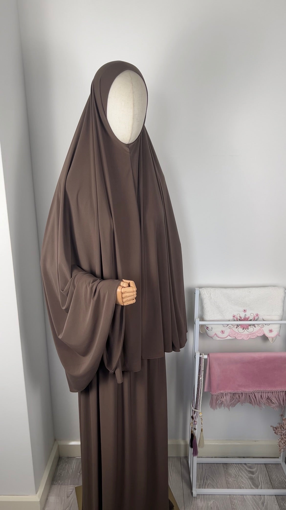 SKIRT KHIMAR SET CHOCO