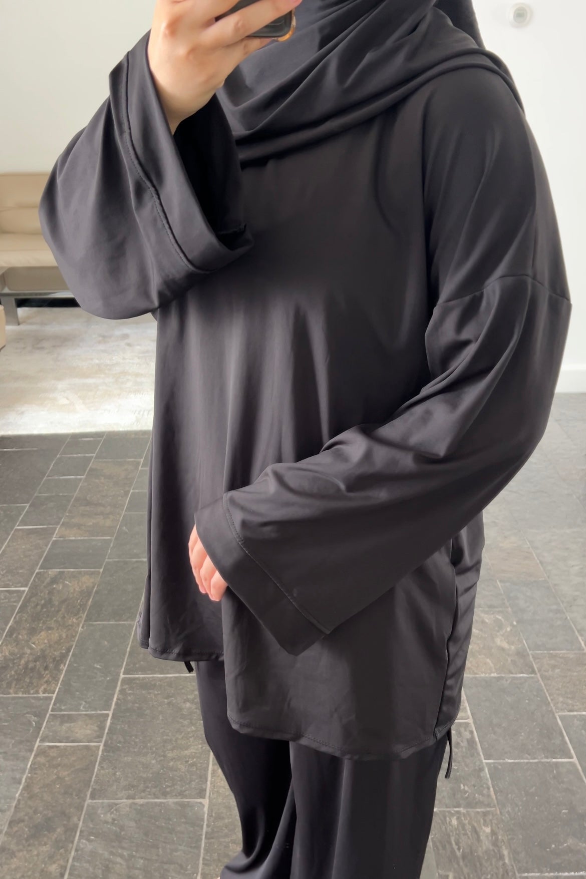 BLACK BURKINI (3 piece)