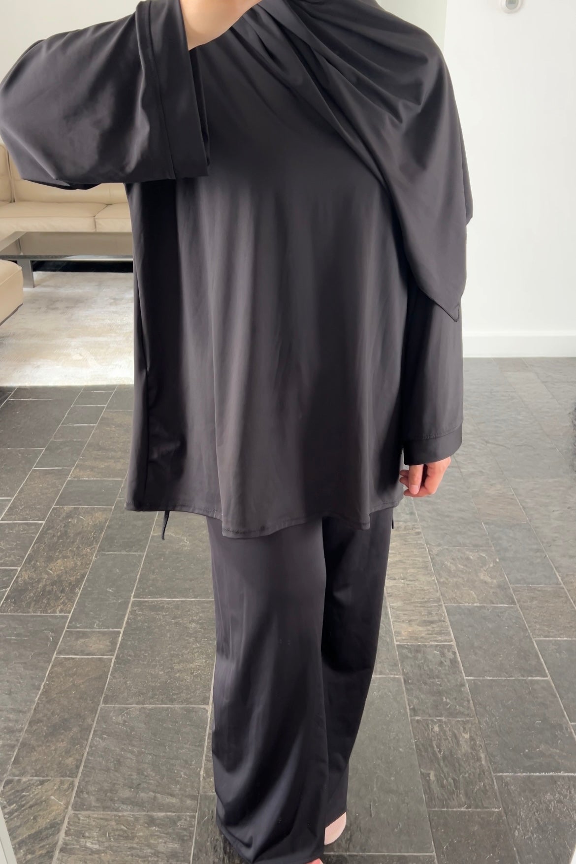 BLACK BURKINI (3 piece)