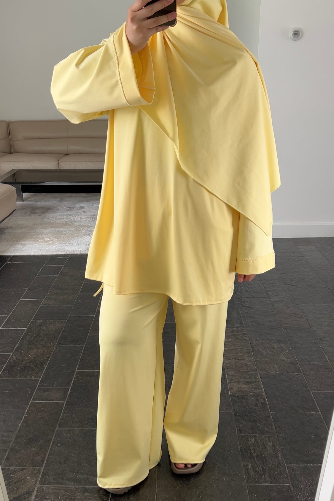BUTTER YELLOW BURKINI (3 piece)
