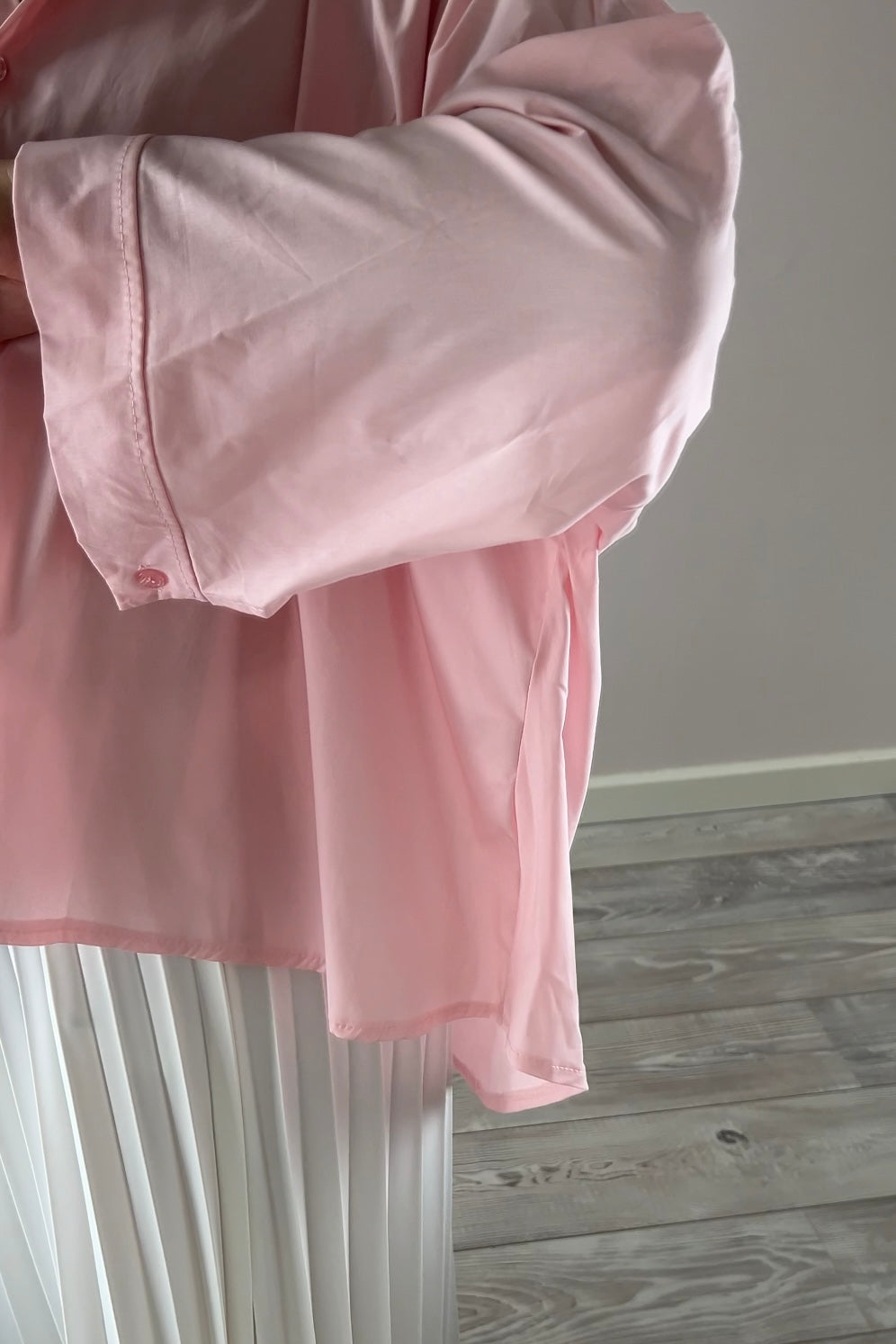 PINK BUTTON SHIRT