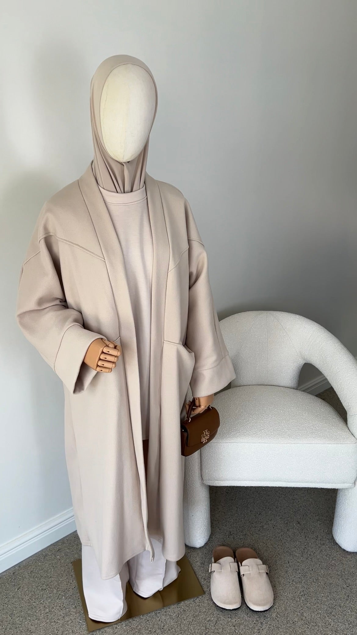OVERSIZED COAT BEIGE