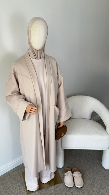 OVERSIZED COAT BEIGE