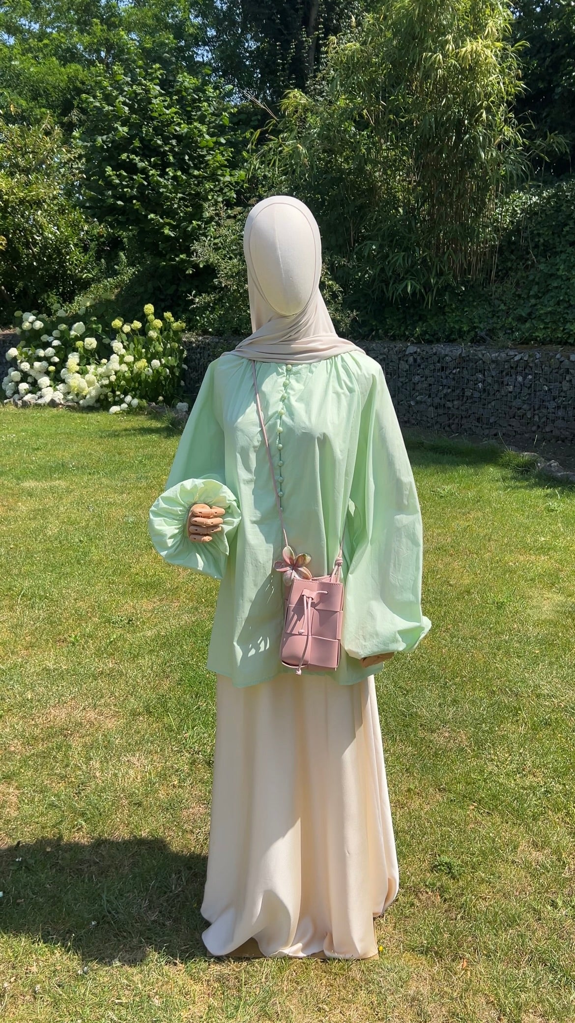 COTTON PUFF TOP MINT