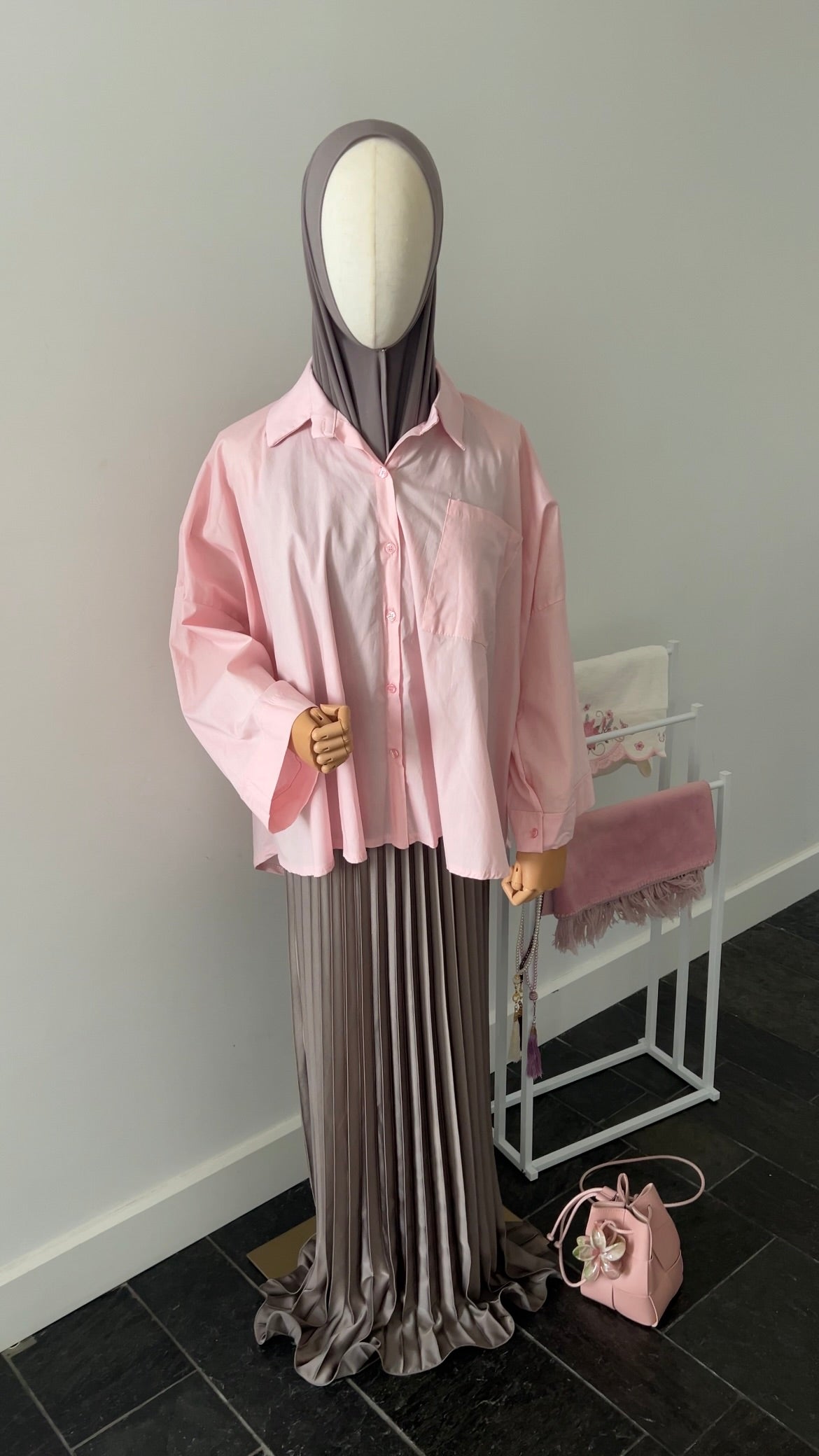 OVERSIZED SHIRT PINK