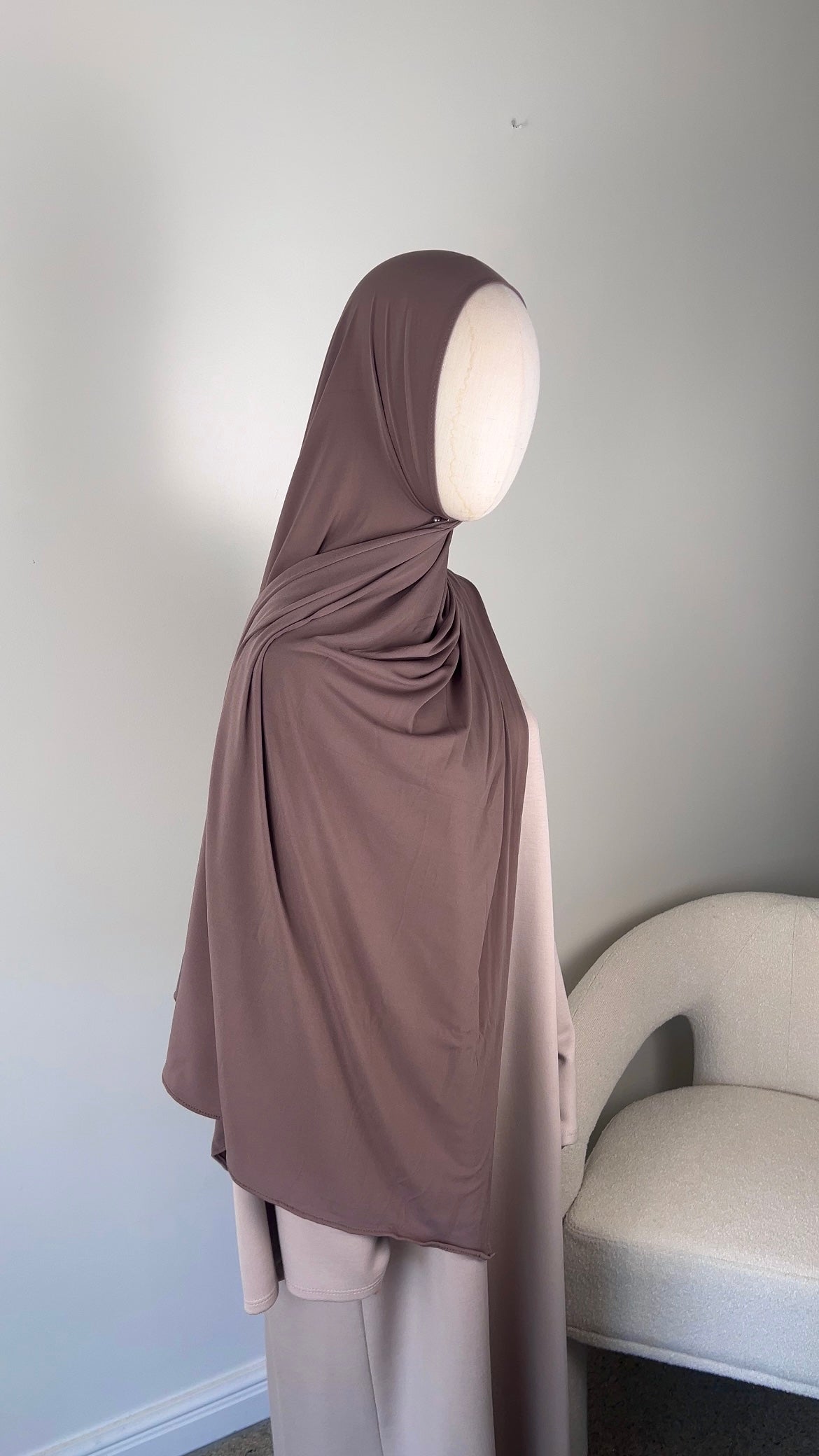 HIJAB SCARF ROSE TAUPE