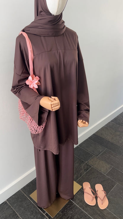 ZIP BURKINI CHOCO