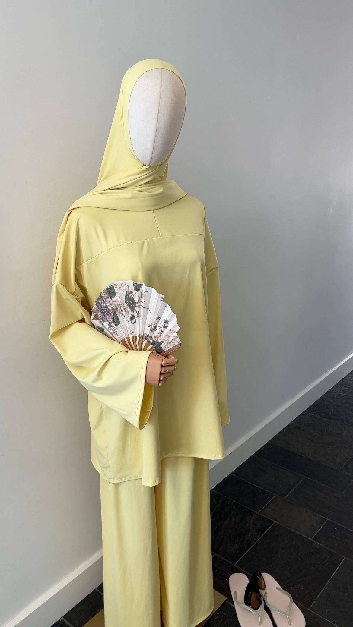 ZIP BURKINI YELLOW