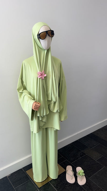 BURKINI 3 PIECE GREEN