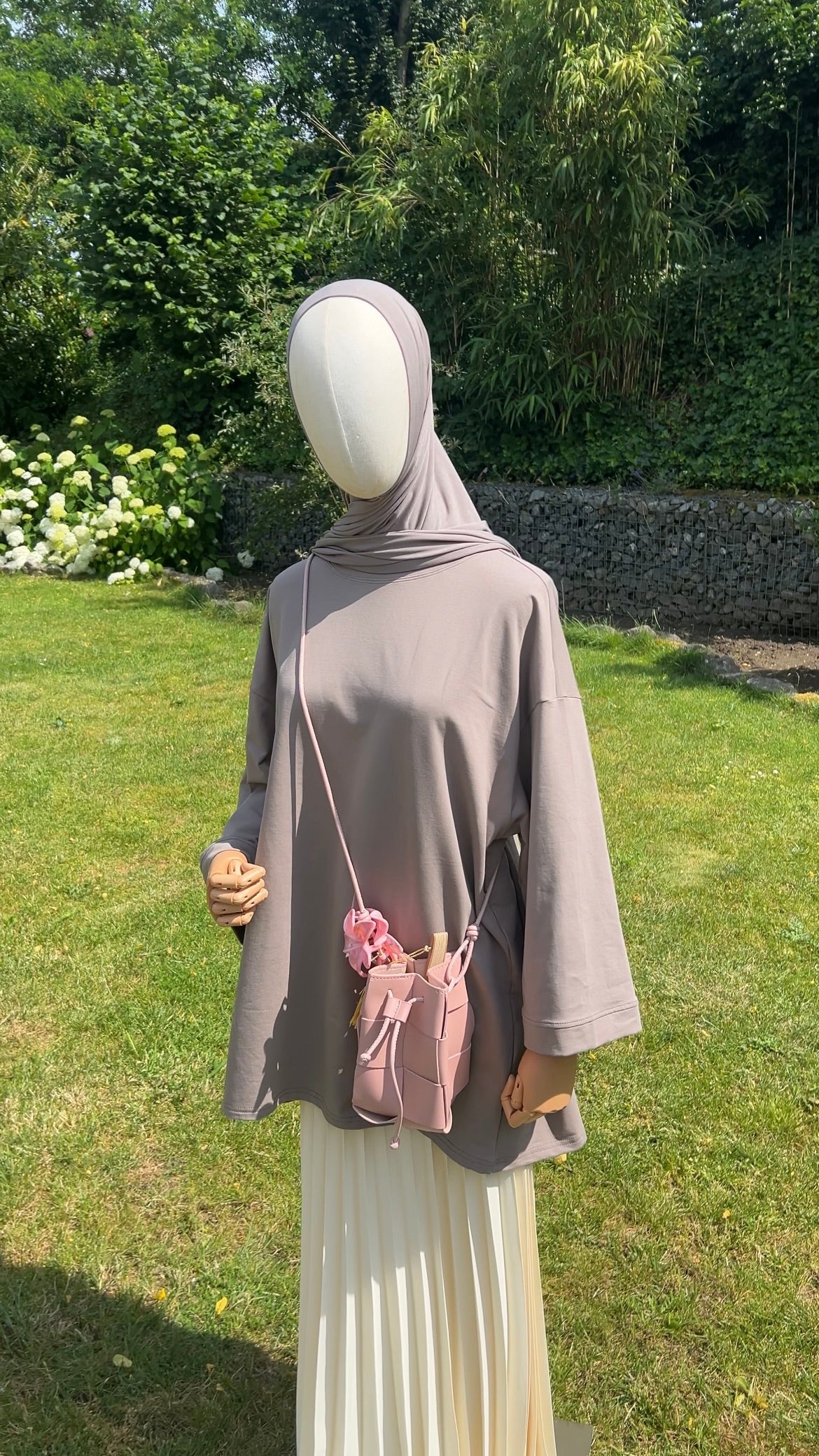 COTTON LONGSLEEVE TAUPE