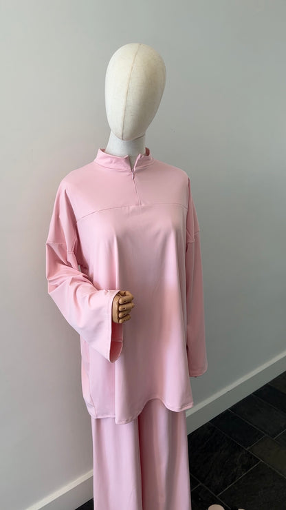 ZIP BURKINI BABY PINK