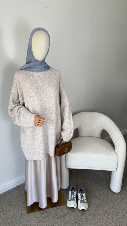 KNIT SWEATER BEIGE