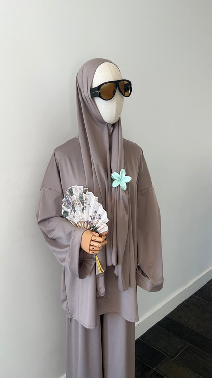 BURKINI 3 PIECE LIGHT TAUPE