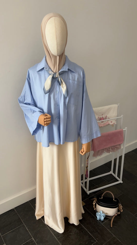 OVERSIZED SHIRT BABYBLUE