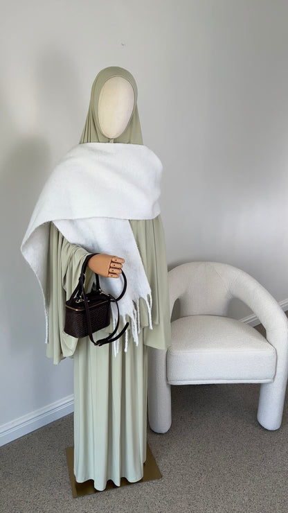 SKIRT KHIMAR SET SAGE GREEN
