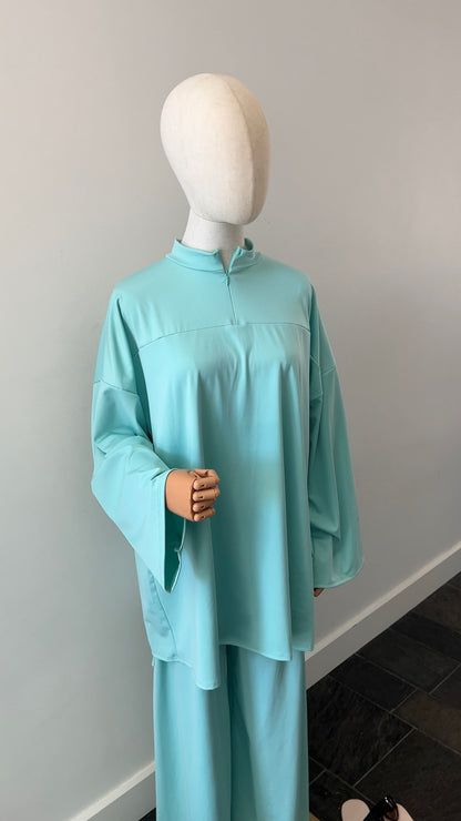 ZIP BURKINI AQUA