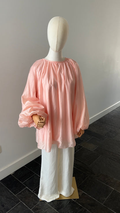 CLOUD TOP PEACH (double lined, not see through)