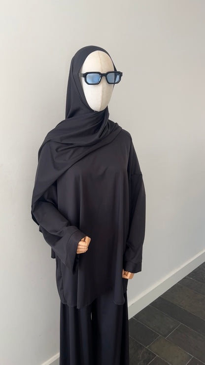 BURKINI 3 PIECE BLACK
