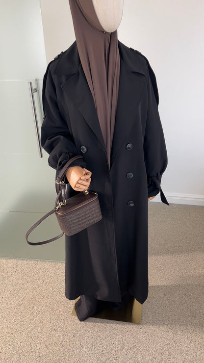 TRENCH COAT BLACK