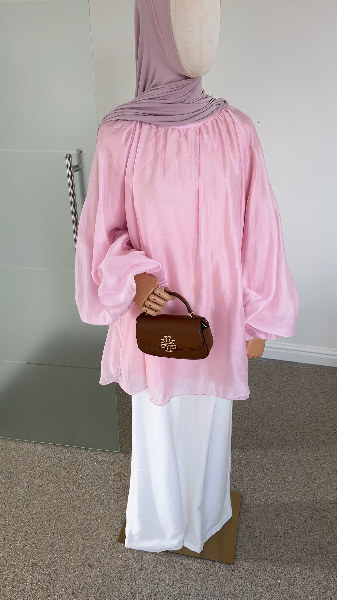 CLOUD TOP COTTON PINK (double lined, not see through)