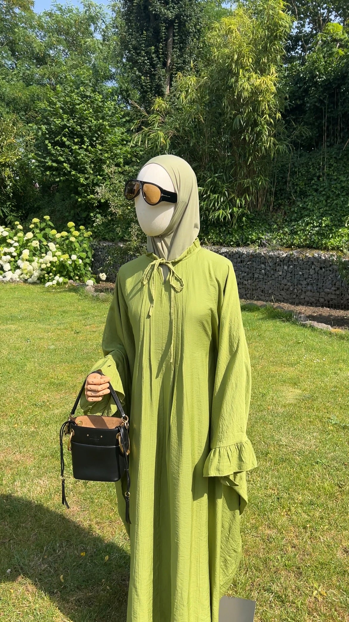 BUTTERFLY DRESS OLIVE