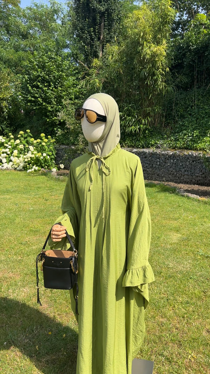 BUTTERFLY DRESS OLIVE