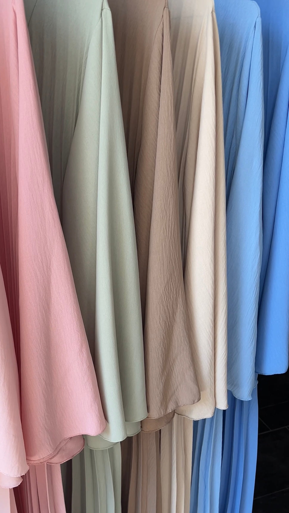 TAUPE PLEATED DRESS