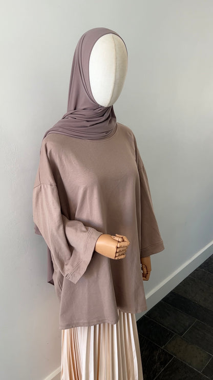 COTTON LONGSLEEVE CAMEL