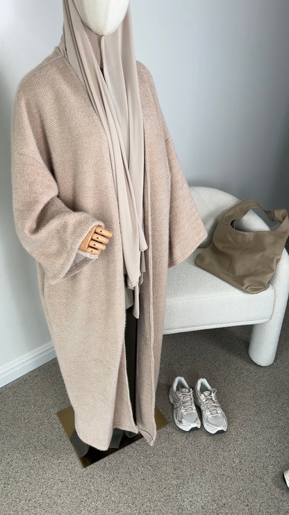 TEDDY ABAYA COAT BEIGE