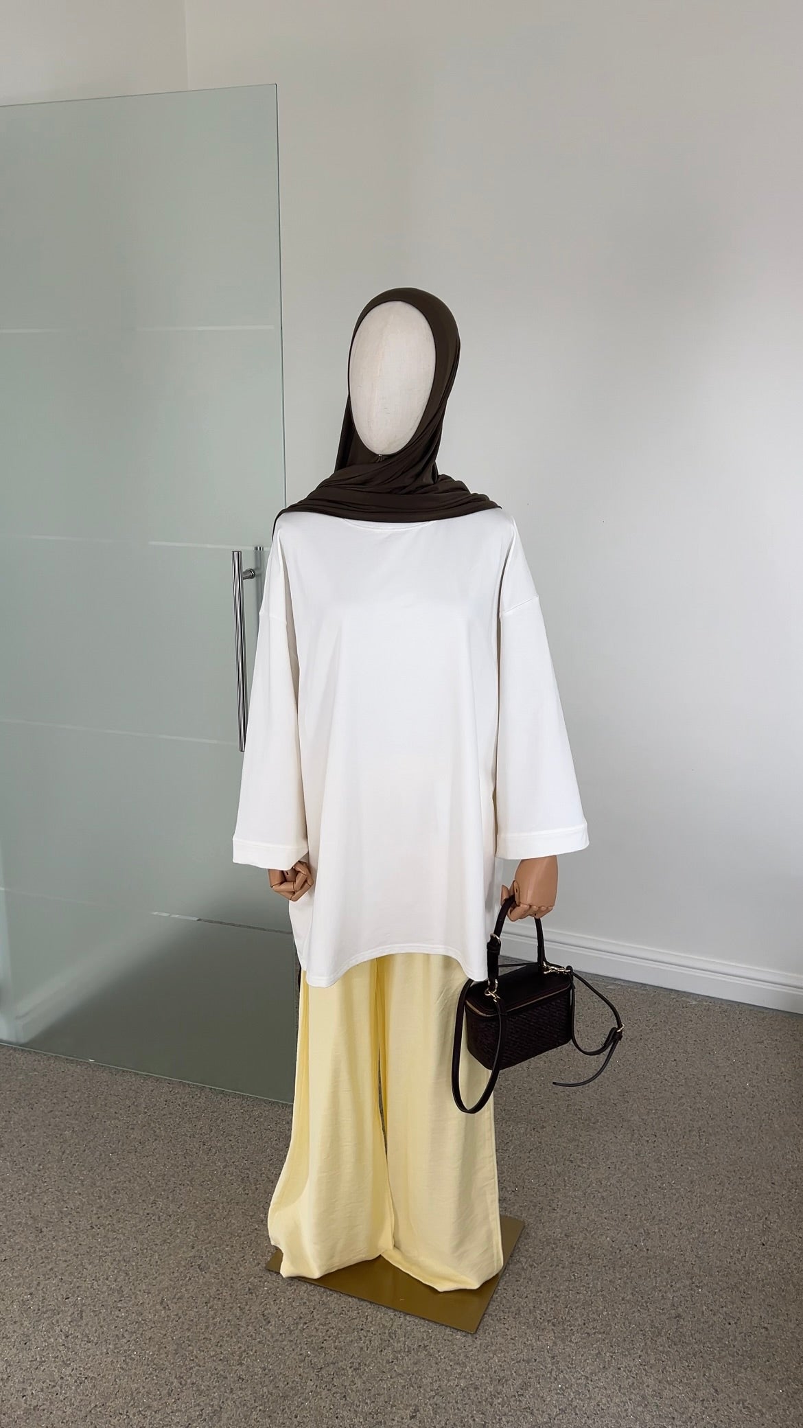 EVERYDAY VISCOSE PANTS YELLOW