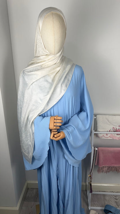 BABYBLUE PLEATED DRESS