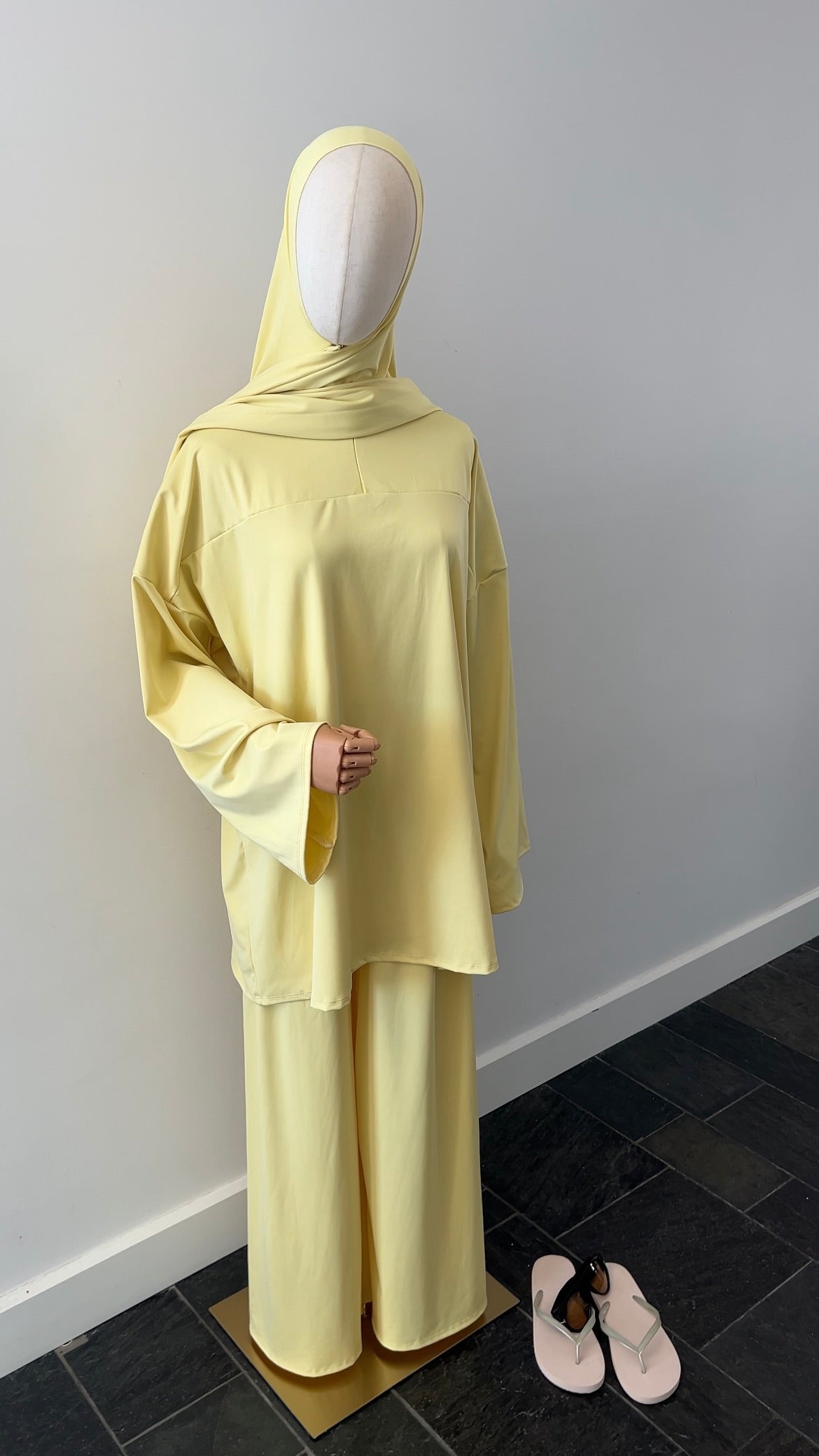 ZIP BURKINI YELLOW