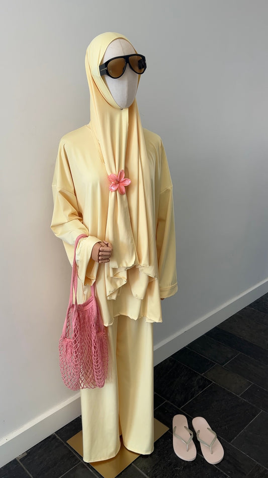 BURKINI 3 PIECE YELLOW